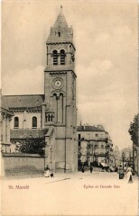 St Mande Eglise et Grande Rue -
													94 Val de Marne
												