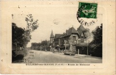 Villiers sur Marne Route de Malnoue à Villiers-sur-Marne