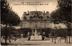 Nogent Hotel de Ville Monument aux Morts