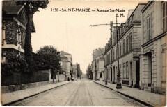 St Mande Avenue Sainte-Marie -
													94 Val de Marne
												