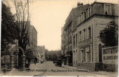 St Mande Rue Jeanne d'Arc et Institution Pointeau