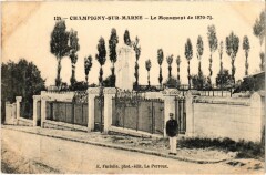 Champigny Le Monument de 1870-71