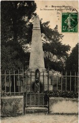 Byr sur Marne Monument Franchetti -
													94 Val de Marne
												
