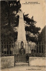 Byr sur Marne Monument Franchetti -
													94 Val de Marne
												