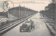 Circuit De La Sarthe 1906 / Route Droite Et Plane Entre Saint-Mars La Briere -
													72 Sarthe
												