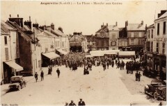 Angerville La Place Marche aux Grains France à Angerville