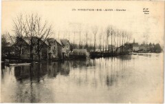 Juvisy Gibraltar, inondat 1910 France