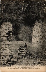 Bruyeres-le-Chatel Les Ruines du poste des gardes France