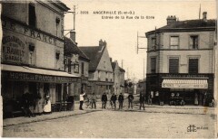 Angerville Entree de la Rue de la Gare France à Angerville