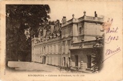 Ris Orangis Chateau de Fromont, vu de cote France à Ris-Orangis