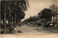 Angers Le Marché aux Fleurs à Angers