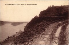 Champtoceaux Aspect de la route montante