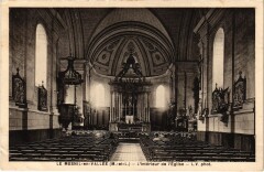Le Mesnil-en-Vallée Interieur de l'Eglise