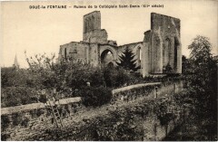 Doué-la-Fontaine Ruines de la Collegiale