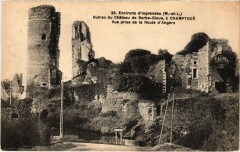 Champtocé Ruines du Chateau de Barbe-Bleueu