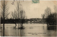 Yerres La Prairie inondee France à Yerres
