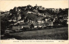 Avallon vue sur la ville à Avallon