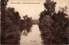 Arcy-sur-Cure vue sur la cure à Arcy-sur-Cure