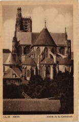 Sens La cathédrale Abside
