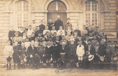 Evreux - Carte Photo - Colonie De Vacances Des Orphelins De La Guerre 14
