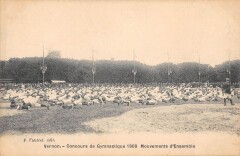Vernon - Concours De Gymnastique 1909 - Mouvements D'Ensemble à Vernon