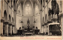 Rosny sous Bois Interieur de l'Eglise France à Rosny-sous-Bois