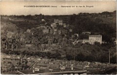 Plessis-Robinson Panorama sur la rue du Progres France