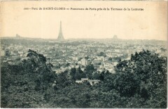 Saint-Cloud Panorama de Paris France à Saint-Cloud
