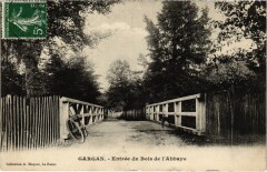 Livry-Gargan Entree du Bois de l'Abbaye France -
																					93190 Livry-Gargan
																			