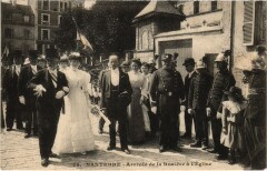 Nanterre Arrivee de la Rosiere a l'Eglise France à Nanterre