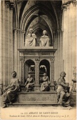 Saint-Denis Tombeau de Louis Xii et Anne de Bretagne France à Saint-Denis