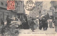 Nice - Le Marche Aux Fleurs - Facade De L'Opera