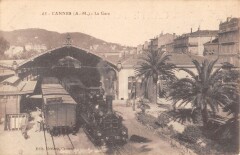 Cannes - La Gare - Train à Cannes
