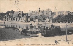 Laval - Le Pont Neuf - Train à Laval