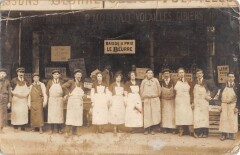 Paris - Carte Photo - Magasin P.moreau - Volailles Gibiers