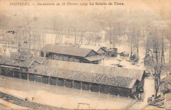 Poitiers - Inondations Du 16 Fevrier 1904 - La Scierie De Tison à Poitiers