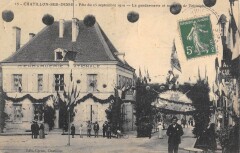 Chatillon Sur Indre - Fete Du 25 Septembre 1910 - La Gendarmerie Et Son A -
													36 Indre
												
