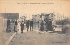 Esbly - Inondations De 1910 - Rue De L'Harmonie à Esbly