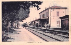 Bandol - La Gare - Train à Bandol