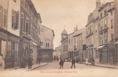 Charmes Sur Moselle - Grande Rue - cliché rare à Charmes