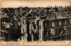 Bapaume Place FAidherbe Guerre à Bapaume