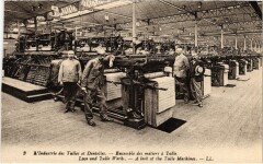 Calais l'industrie des Tulles et dentelles à Calais