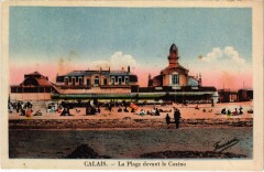 Calais la Plage devant le Casino à Calais