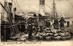 Boulogne-sur-Mer Arrivée du Poisson à Boulogne-sur-Mer