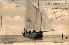 Berck-Plage Bateau de peche à Berck