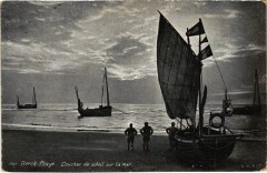 Berck-Plage Coucher de soleil sur la mer à Berck