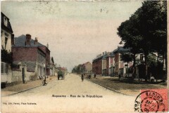 Bapaume Rue de la République à Bapaume