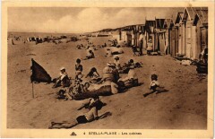 Stella-Plage Les cabines