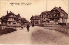 Hardelot-Plage Types de Villas autour des Tennis