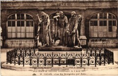 Calais Les Six Bourgeois par Rodin à Calais